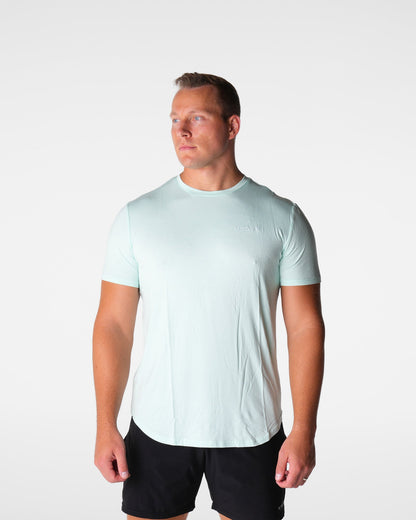 Men Light Green Tech Fitted Tee - NVGTN