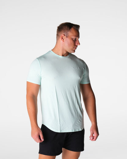 Men Light Green Tech Fitted Tee - NVGTN