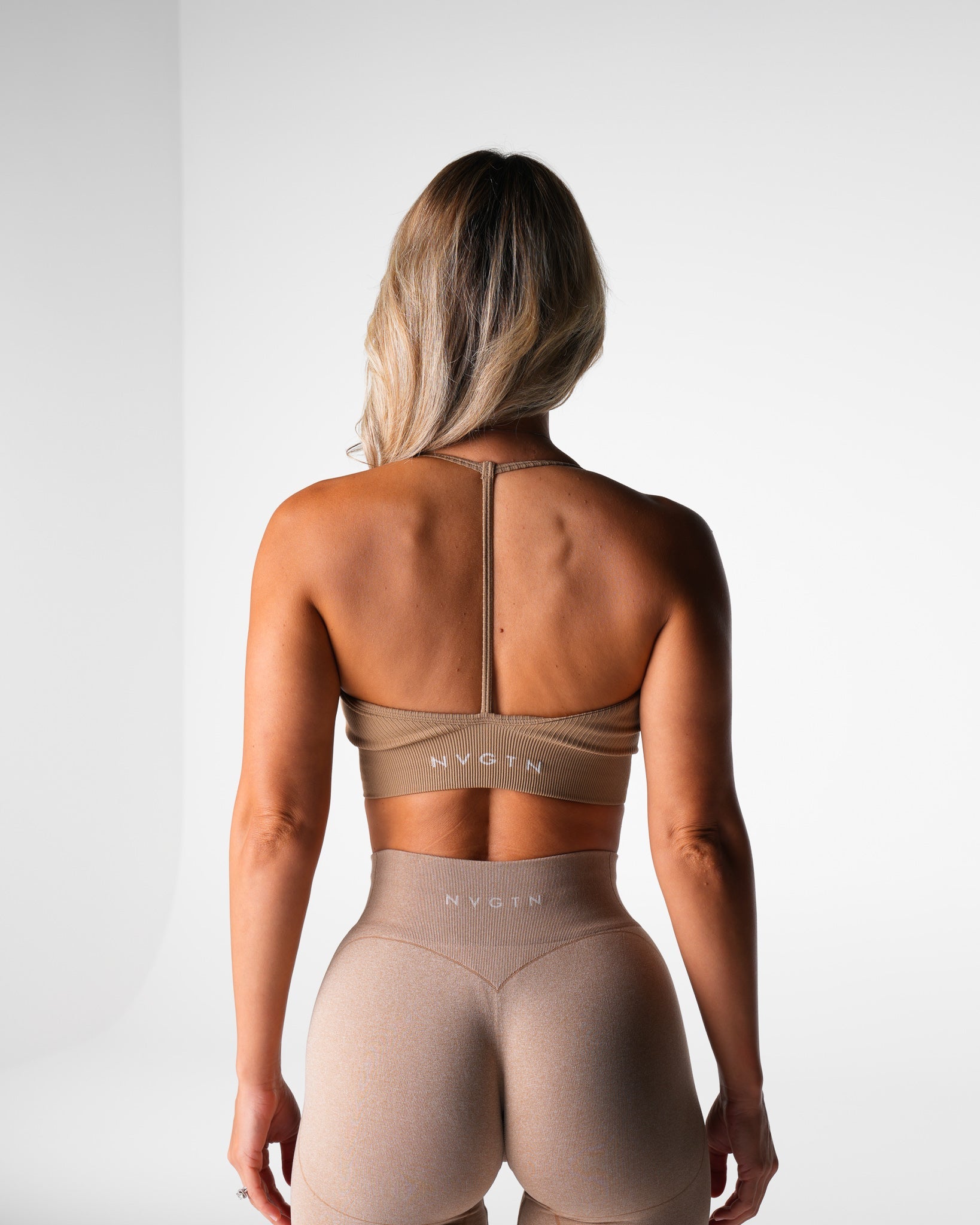 Women Beige Wander Seamless Bra - NVGTN