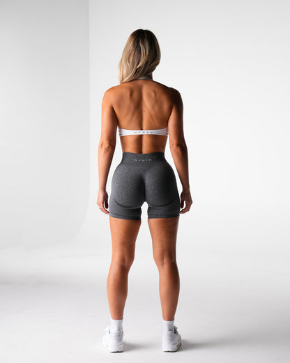 Women White Stunner Seamless Halter Bra - NVGTN