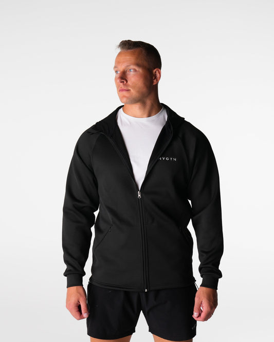 Men Black Swift Hooded Jacket - NVGTN