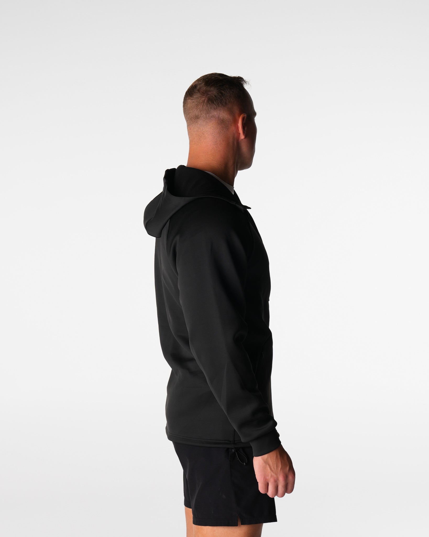 Men Black Swift Hooded Jacket - NVGTN