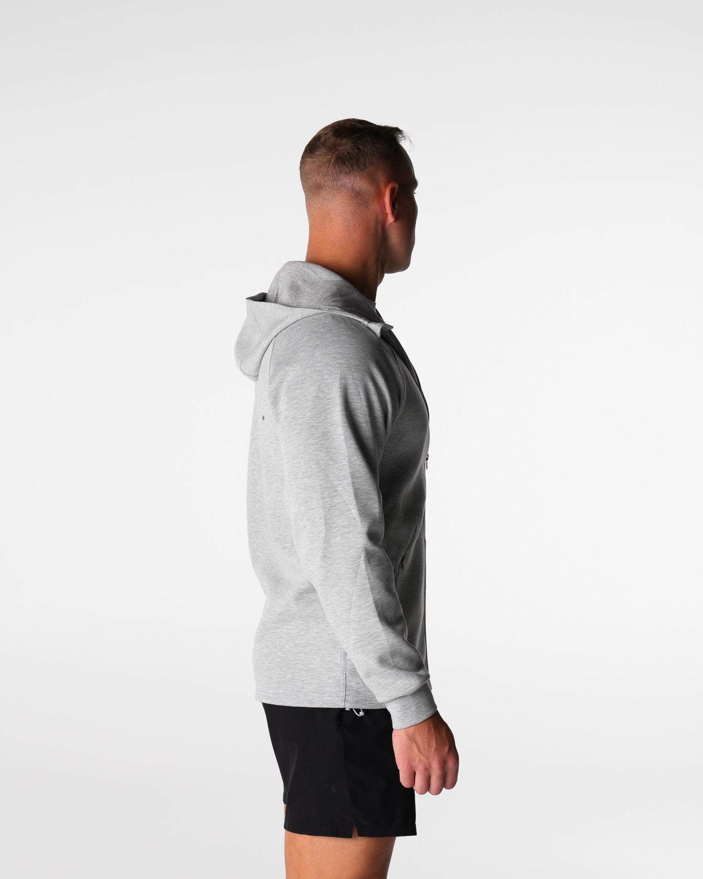 Men Grey Swift Hooded Jacket - NVGTN
