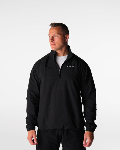 Men Black Motion Windbreaker - NVGTN