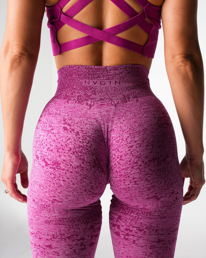 Women Sugarplum Digital Seamless Leggings - NVGTN