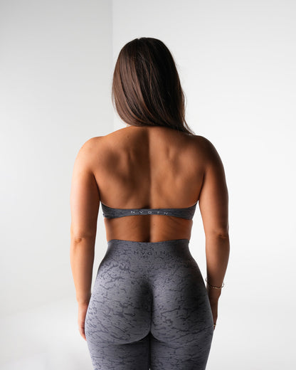 Women Grey Breakthrough Stunner Seamless Halter Bra - NVGTN
