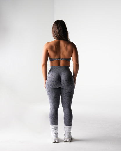 Women Grey Breakthrough Stunner Seamless Halter Bra - NVGTN